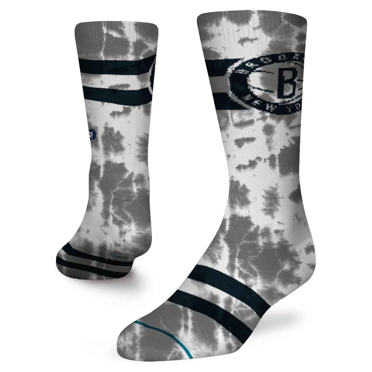 

Мужские носки Stance Brooklyn Nets Tie-Dye Crew
