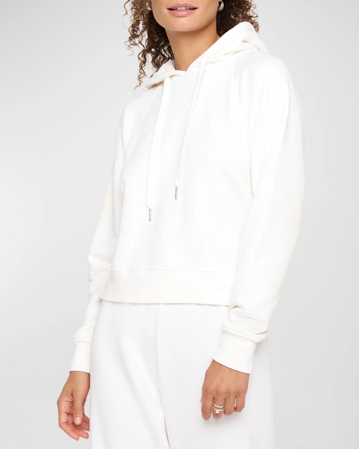 

Укороченное худи All Eyes Harper French Terry Spiritual Gangster, цвет White