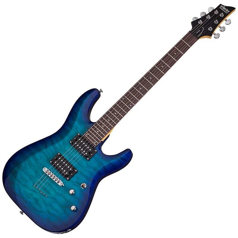 

Электрогитара Schecter C-6 Plus Series Electric Guitar - Ocean Blue Burst