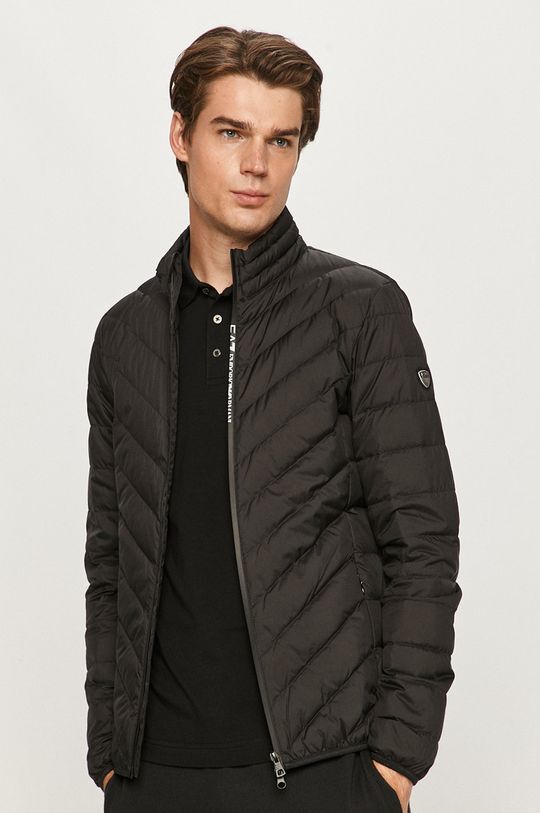 

Пуховик EA7 Emporio Armani, черный