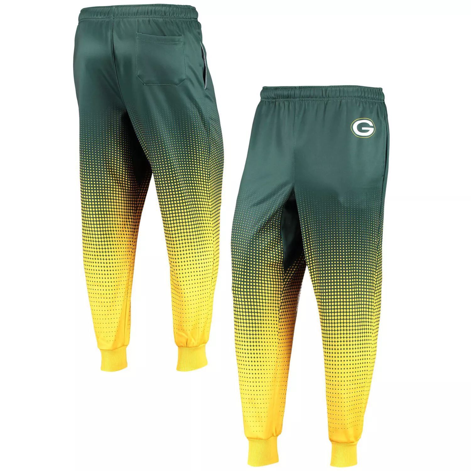 

Мужские брюки для бега с градиентом FOCO Green Green Bay Packers