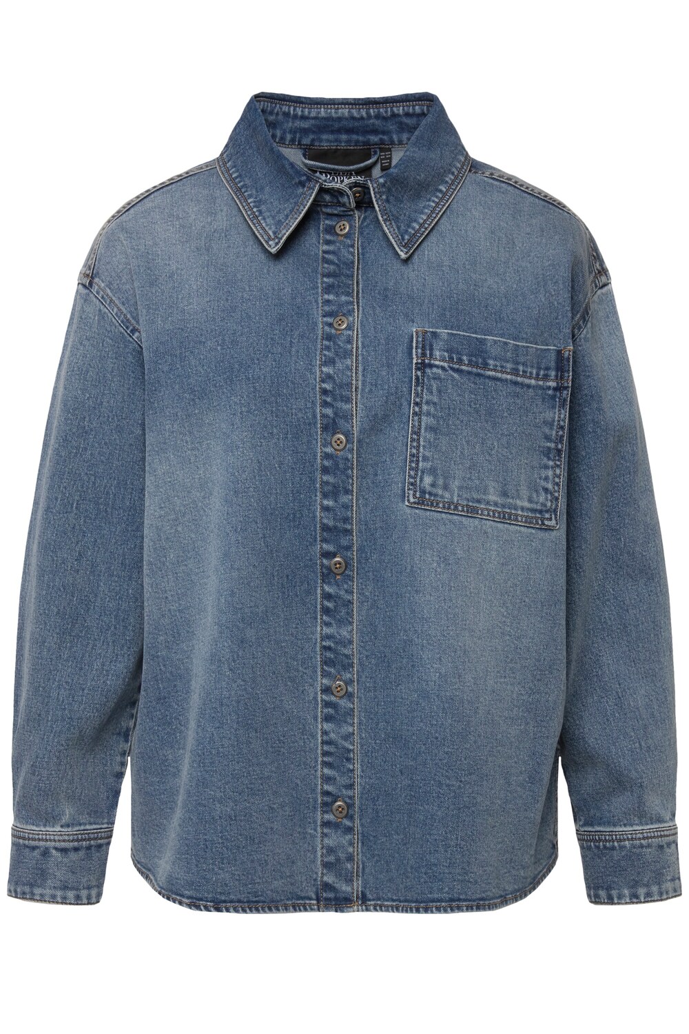 

Толстовка Ulla Popken Jacke, цвет blue denim