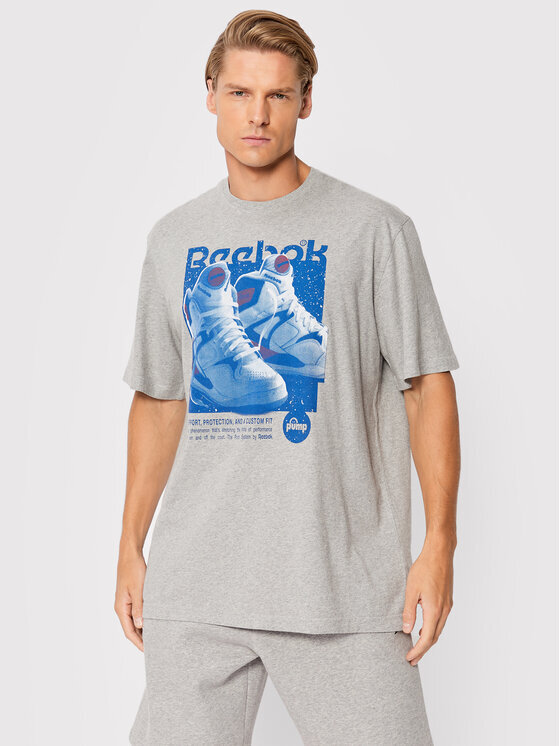 

Футболка оверсайз Reebok, серый