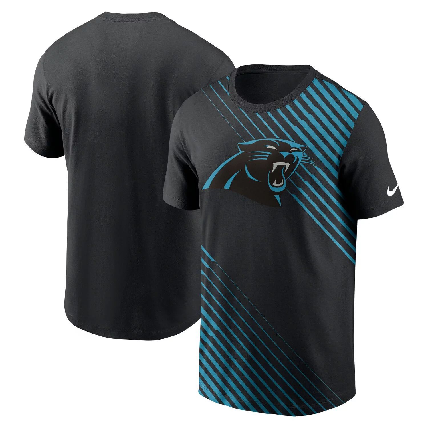 

Мужская черная футболка Carolina Panthers Yard Line Fashion Asbury Nike, Черный