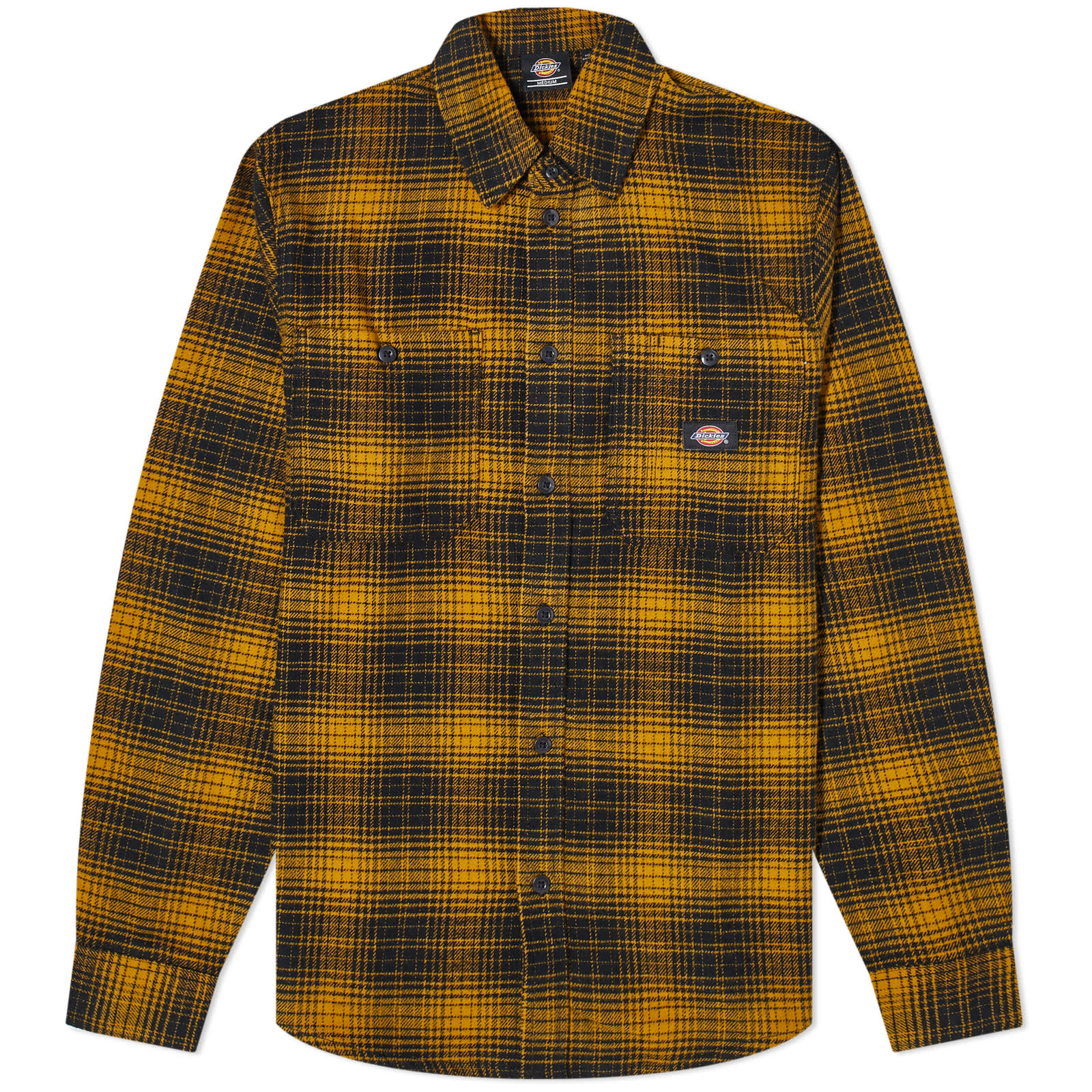 цена Рубашка Dickies Evansville Flannel Overshirt, цвет Dried Tobacco
