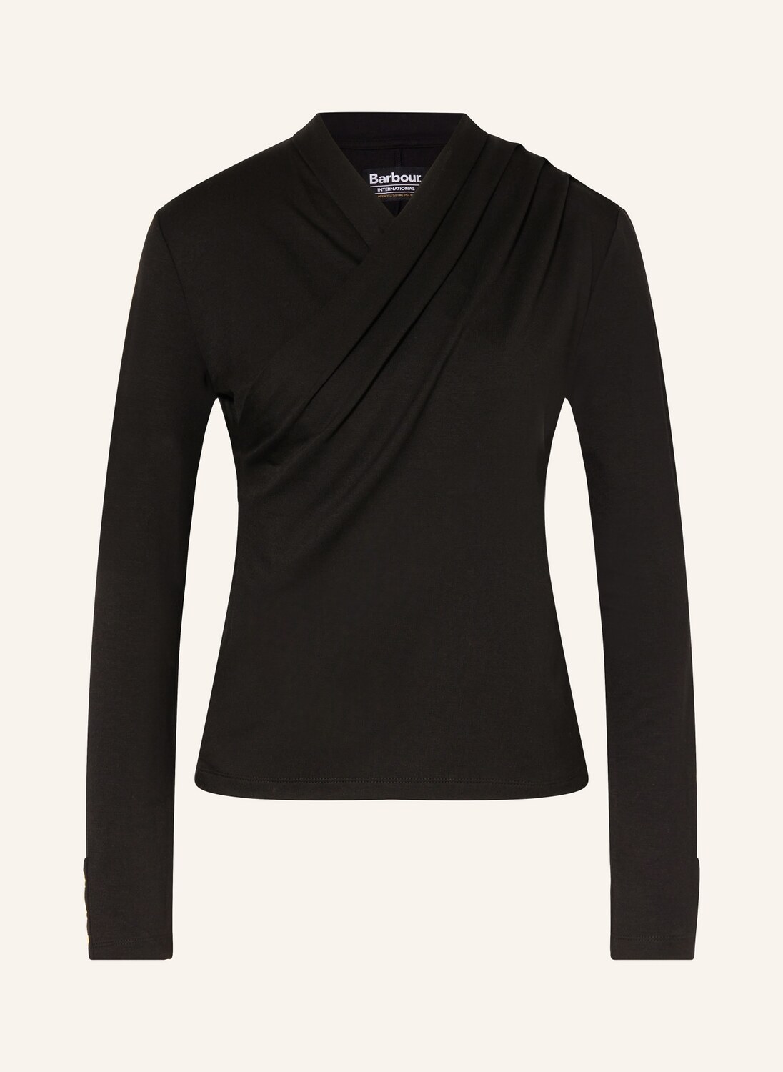 

Лонгслив ирина BARBOUR INTERNATIONAL, черный