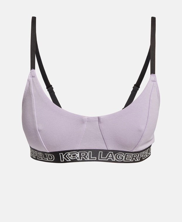 

Мягкий бюстгальтер Karl Lagerfeld, лиловый