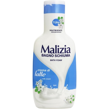 Молочная пена для ванн 1000мл, Malizia пена для ванн malizia blackberry