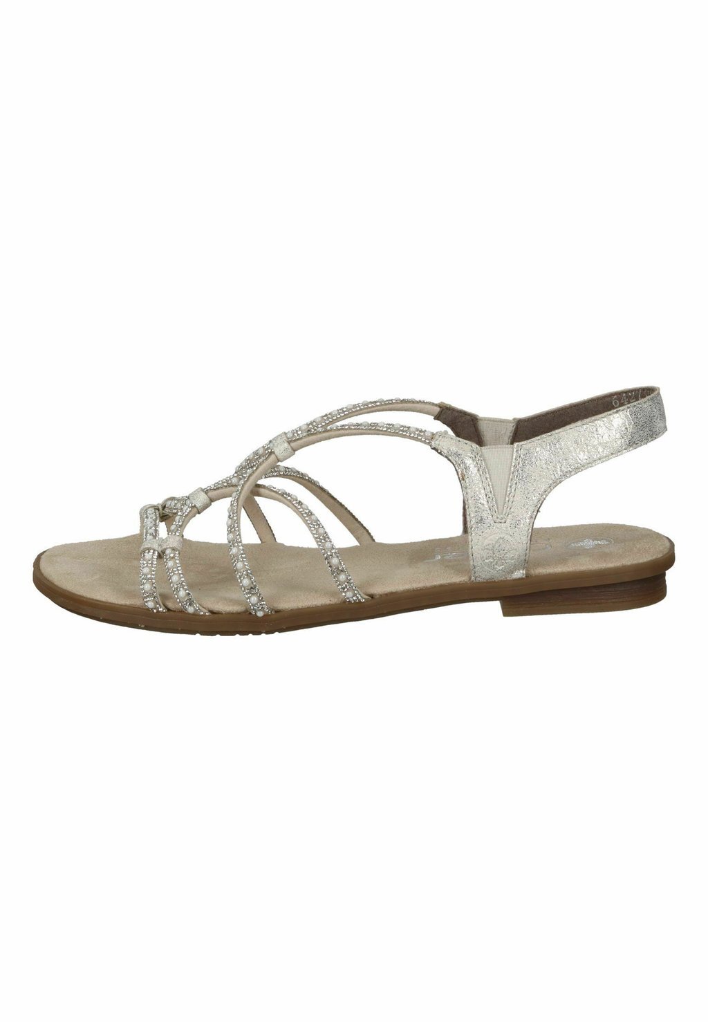 

Босоножки с ремешком Rieker, цвет beige beigegold