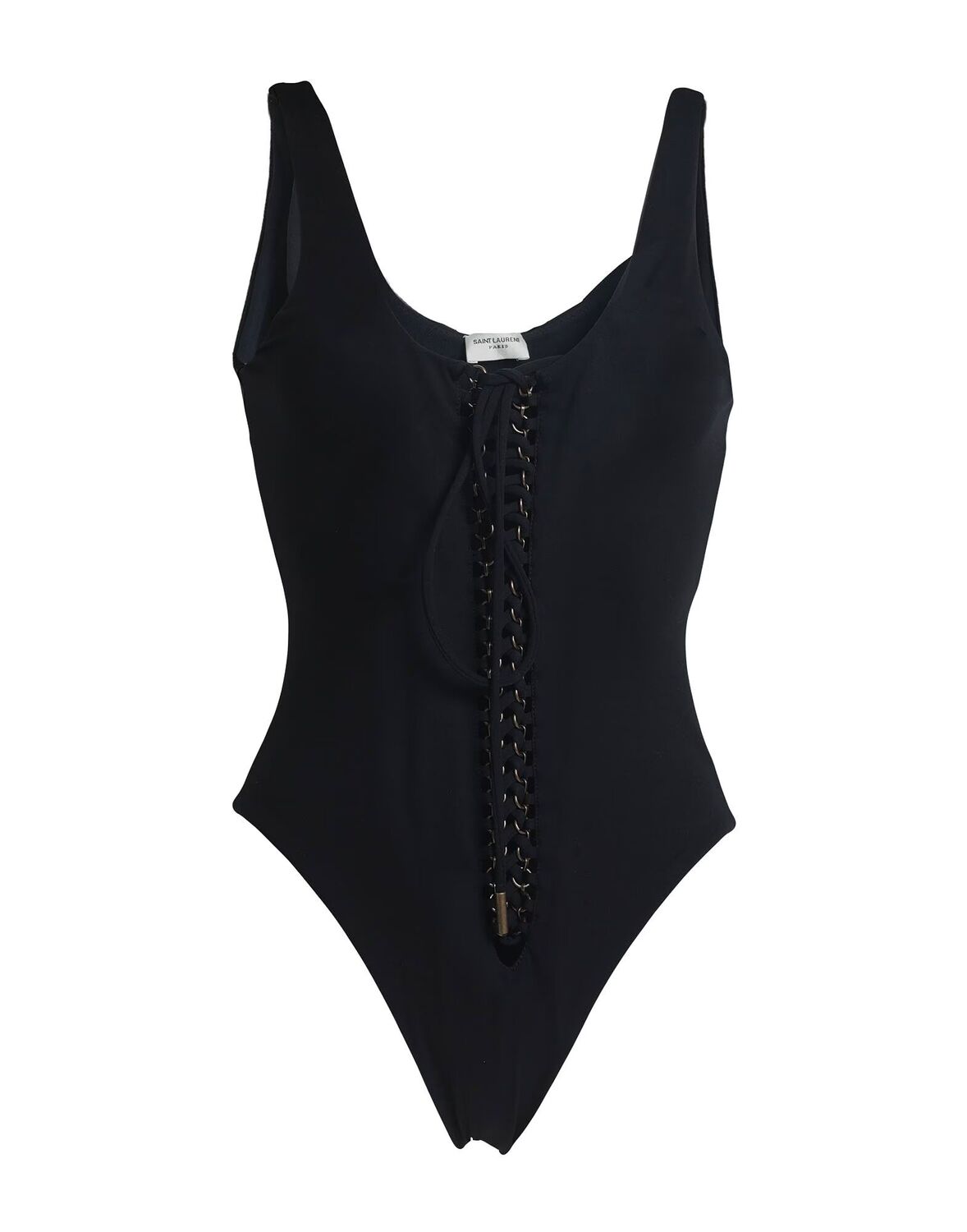 

Цельный купальник Saint Laurent, черный