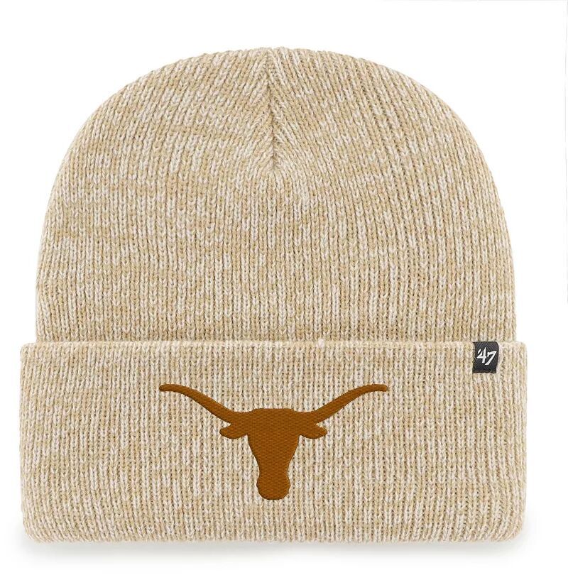

Мужская вязаная шапка цвета хаки Brain Freeze '47 Texas Longhorns