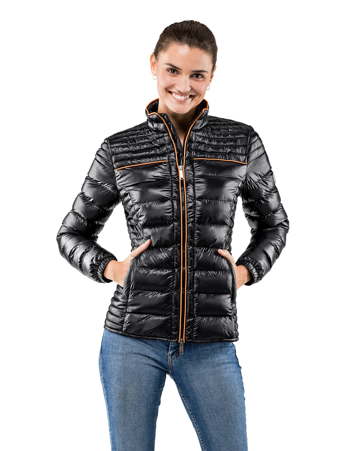 

Пуховик Vincenzo Boretti Steppjacke tailliert, черный
