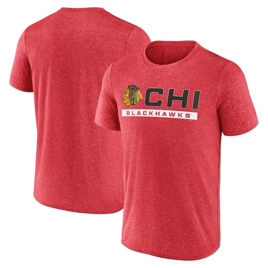 

Футболка с коротким рукавом Fanatics Branded Chicago Blackhawks, красный
