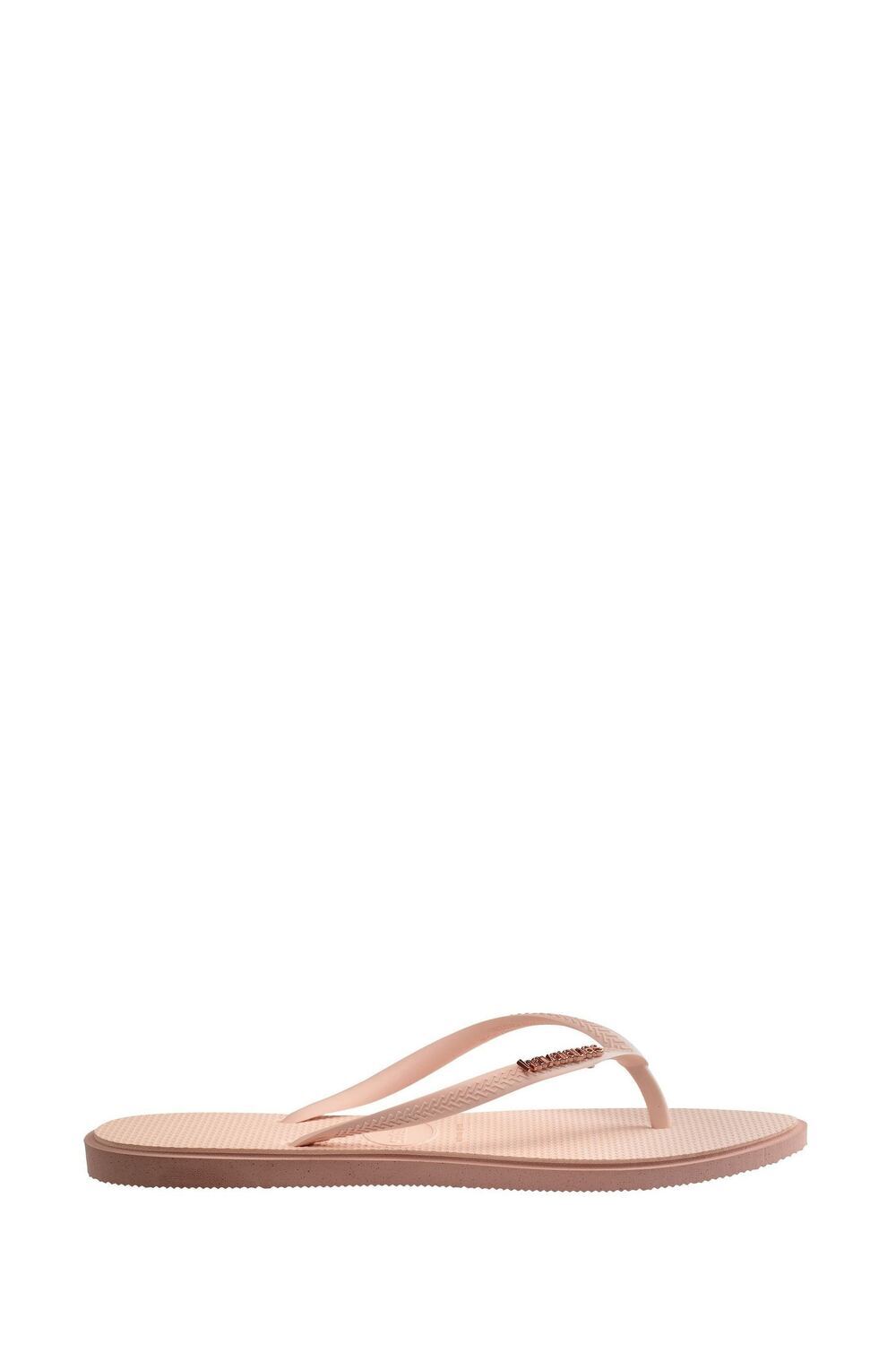 

Узкие шлепанцы с заостренными краями Havaianas, розовый