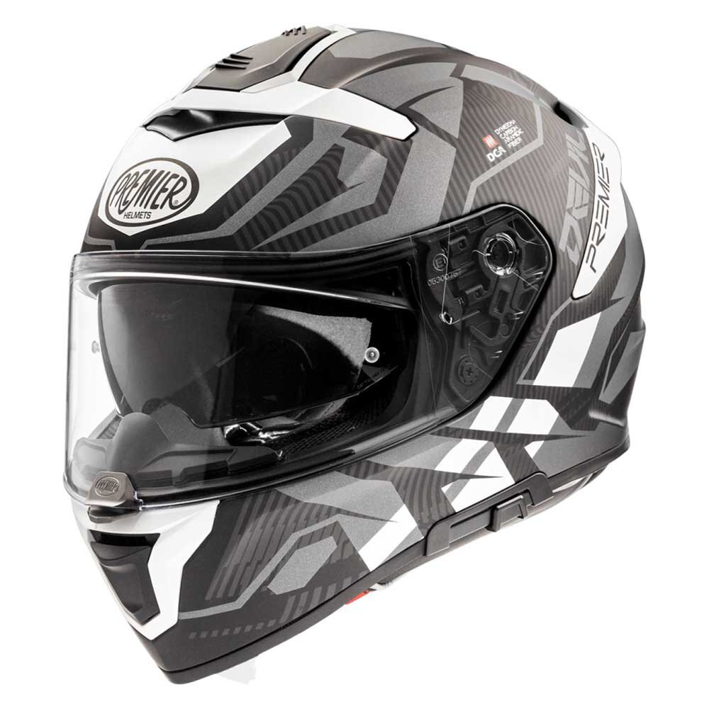 

Шлем полнолицевой Premier Helmets 23 Devil JC 8 BM 22.06, серый