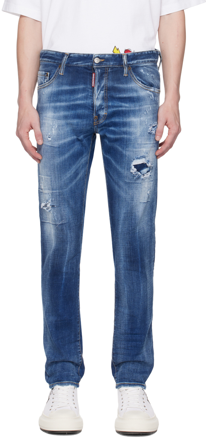 

Синие джинсы Cool Guy Темно-синие Dsquared2