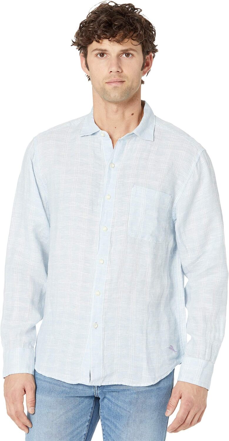 

Рубашка Ventana Plaid Tommy Bahama, цвет Light Sky