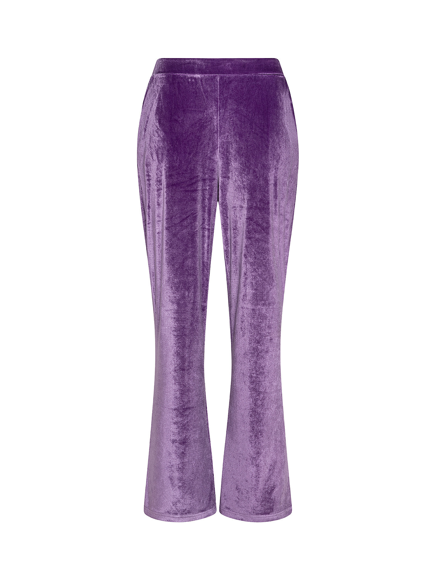 Велюровые брюки Koan Knitwear, фиолетовый брюки велюровые на меху клариса