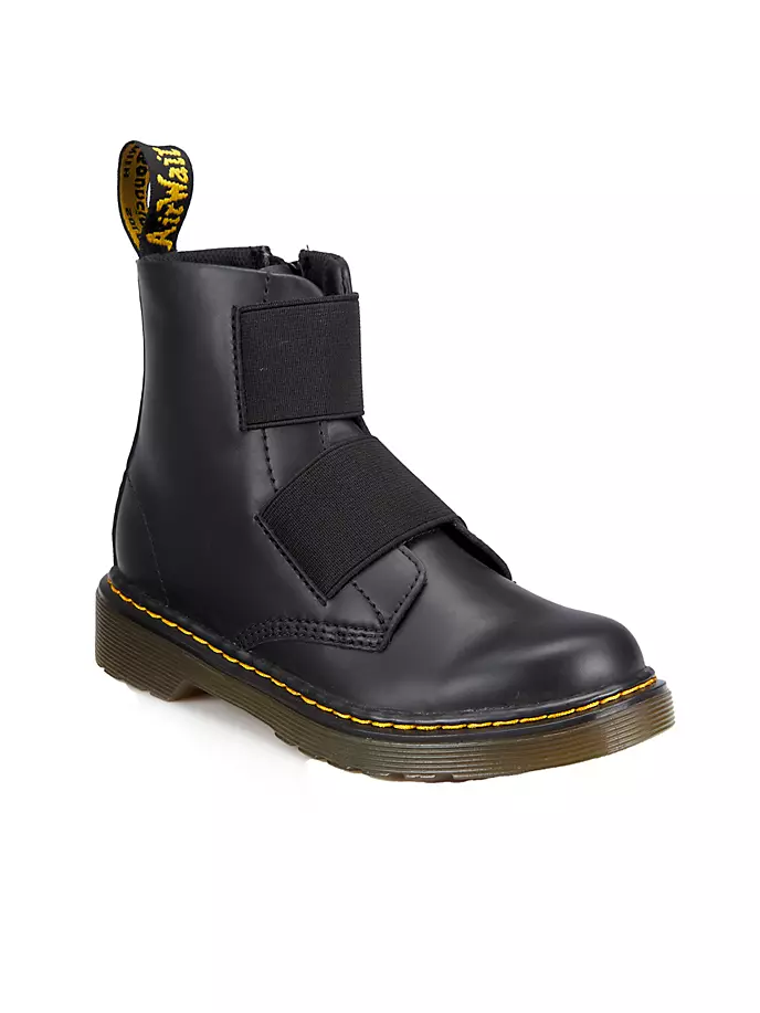 

Кожаные ботильоны для девочек 1460 Dr. Martens, черный