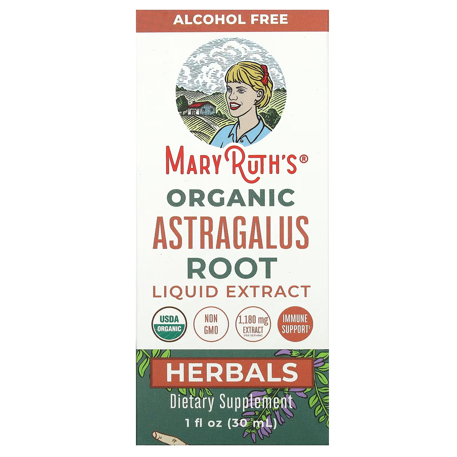 Экстракт MaryRuth's Organic Astragalus Root 1180 мг