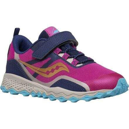 

Кроссовки Peregrine 12 Shield A/C - для девочек Saucony, цвет Navy/Pink/Turq