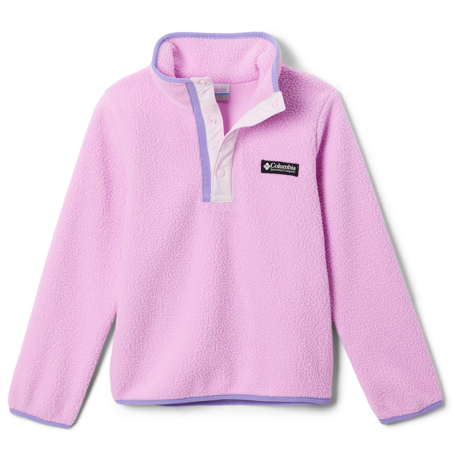 Флисовый свитер Columbia Kid's Helvetia Half Snap Fleece, цвет Cosmos/Pink Dawn