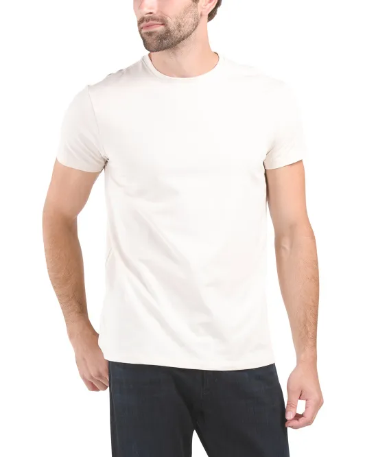 

Эластичная футболка с круглым вырезом Kenneth Cole, цвет Cream