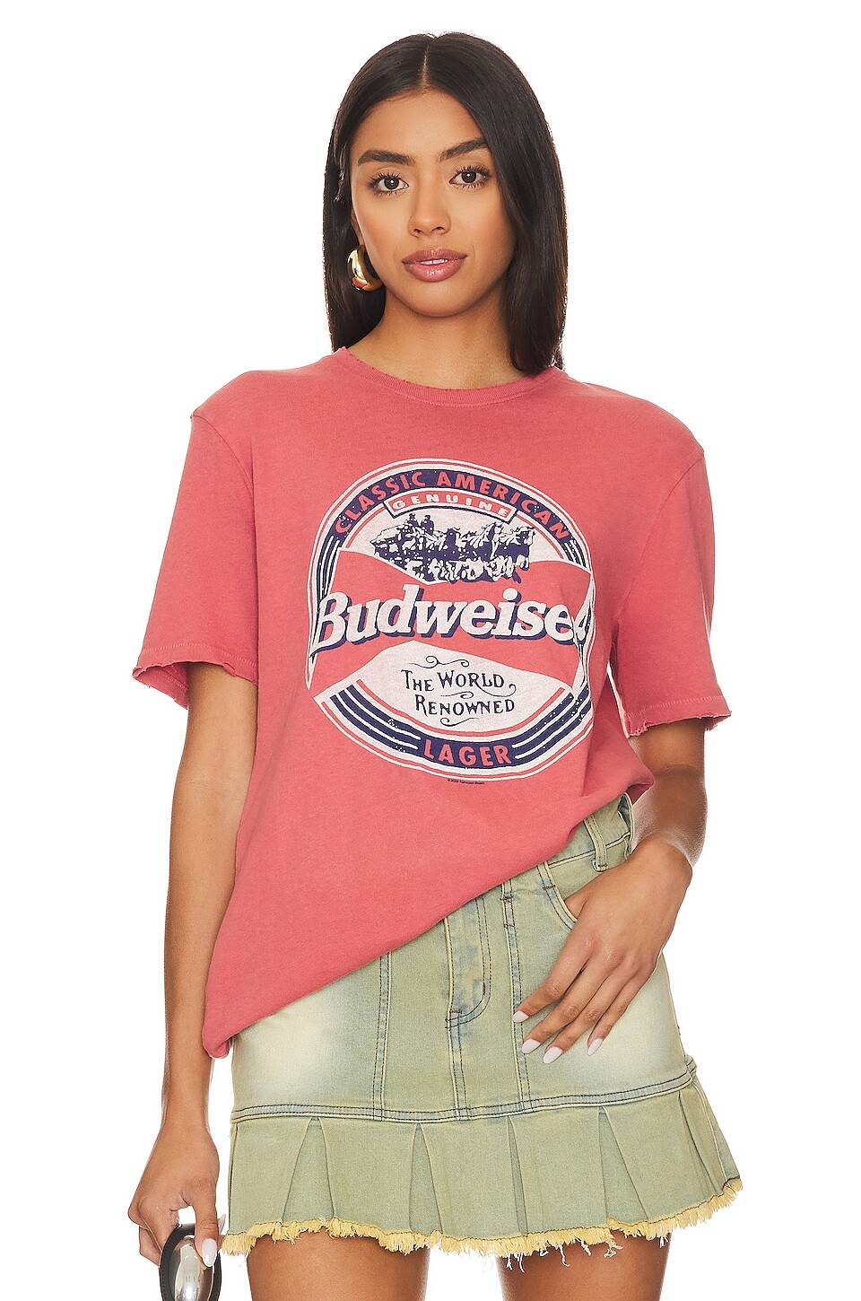 

Футболка Junk Food Budweiser Classic American, цвет Rustic