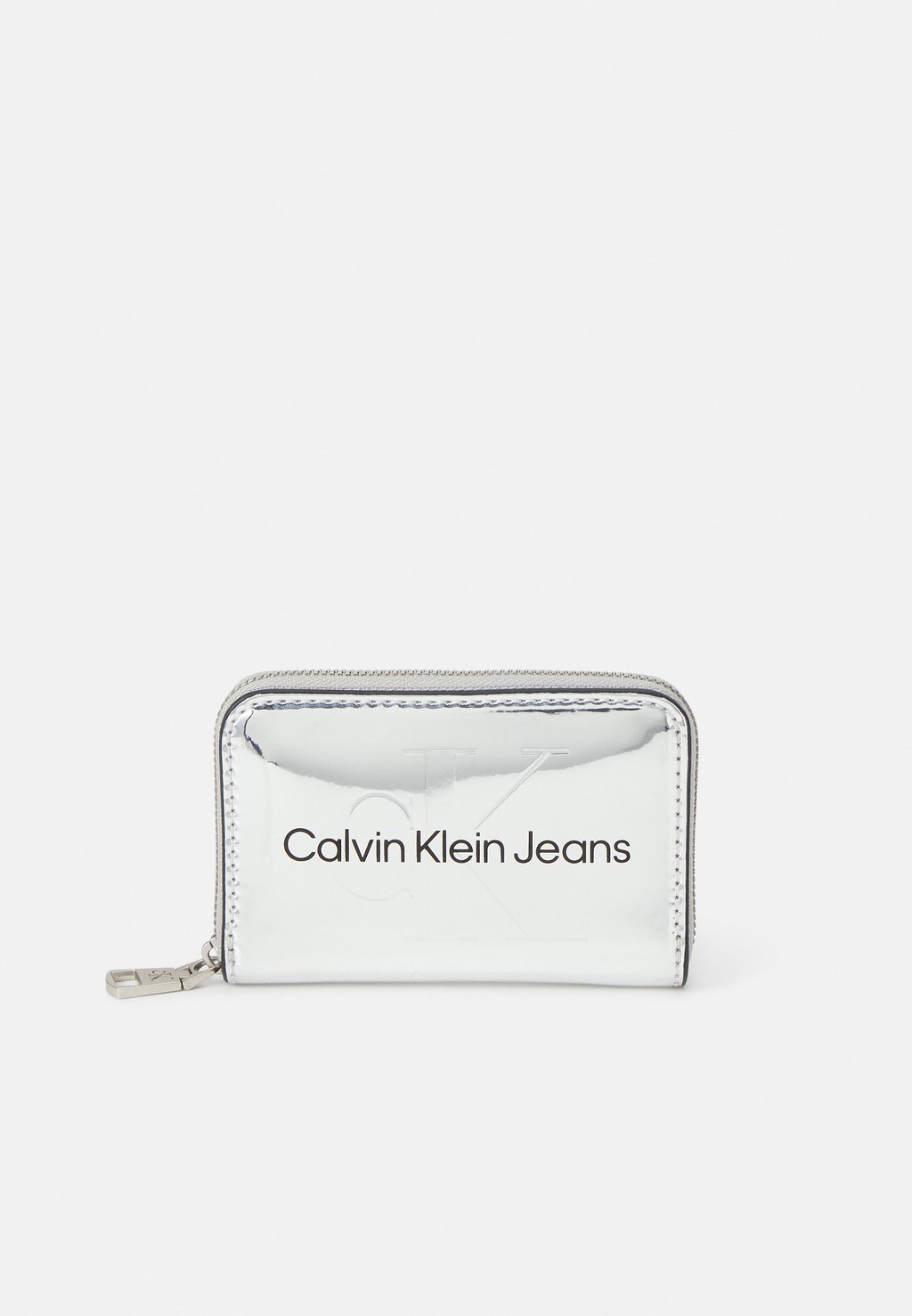 Кошелек Sculpted Zip Around Calvin Klein Jeans, цвет silver-coloured