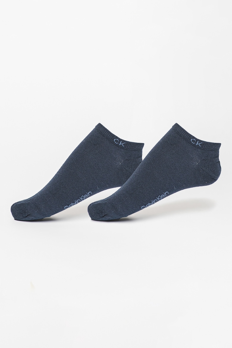 Хлопковые носки до щиколотки – 2 пары Calvin Klein, синий 2 пары партия женские хлопковые носки до щиколотки