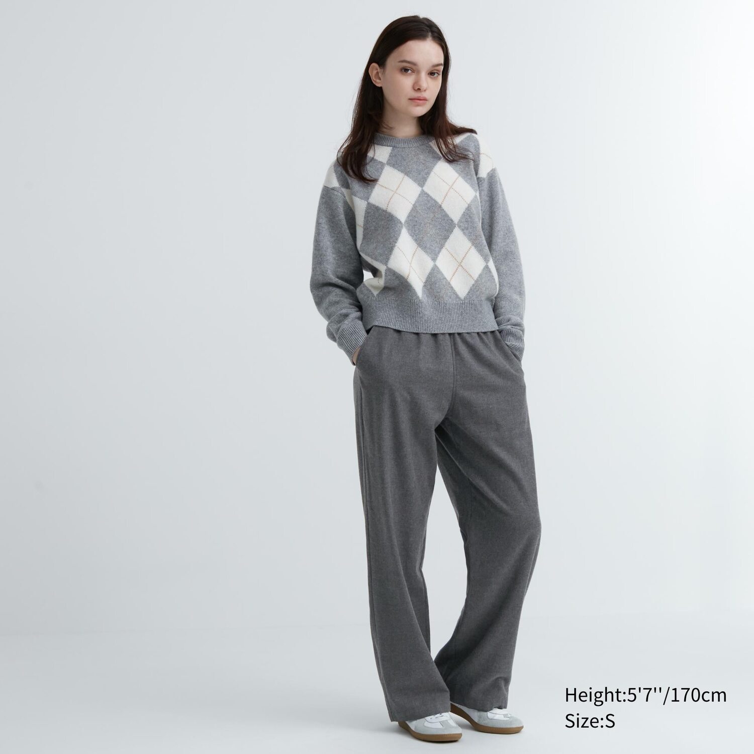 

Брюки UNIQLO фланелевые, темно-серый