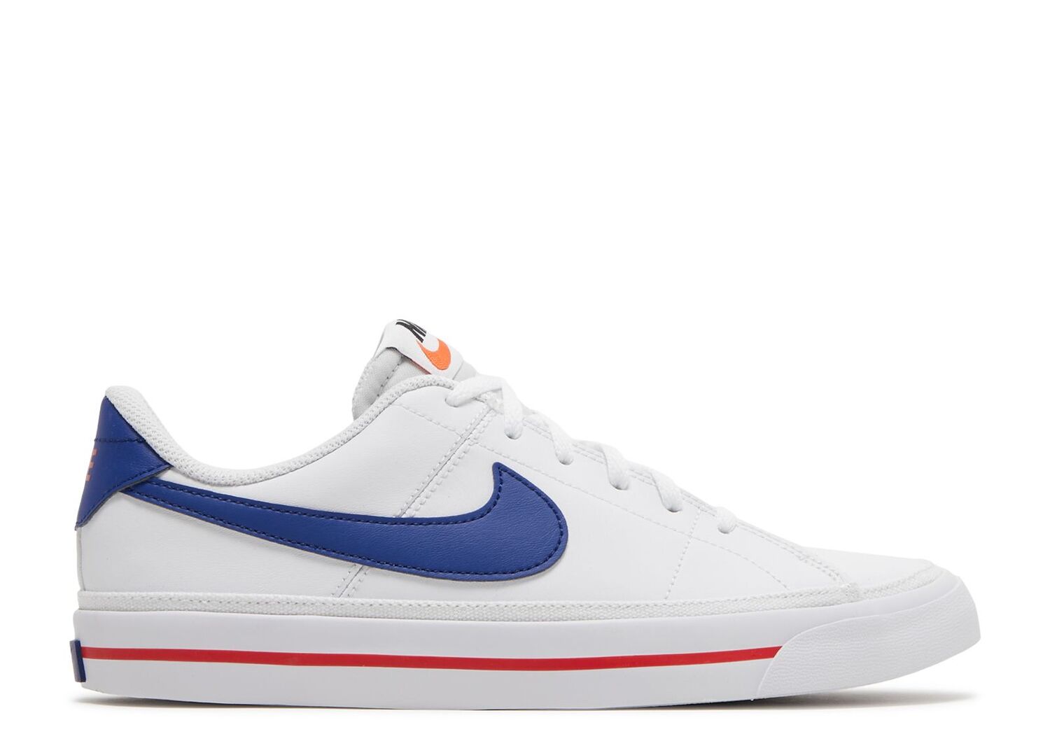 

Кроссовки Nike Court Legacy Gs 'White Deep Royal Blue Red', белый