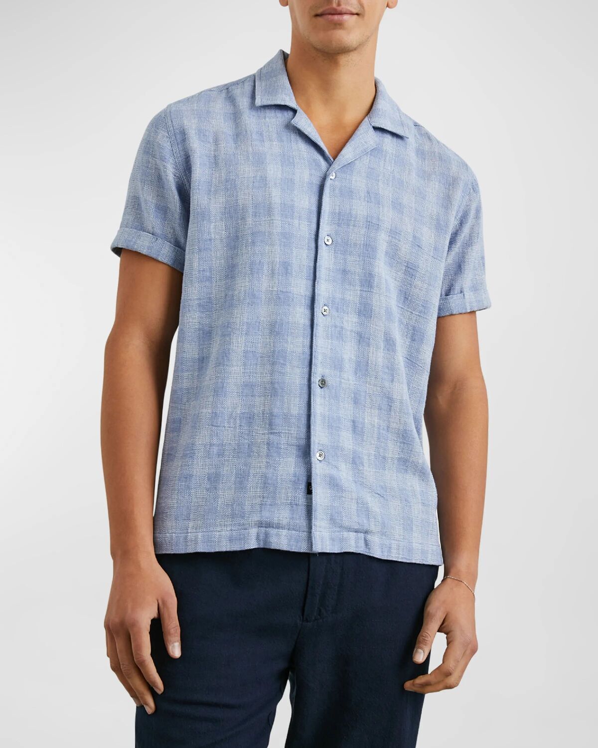 

Мужская рубашка Dresden Camp Rails, цвет Homespun Blue Gingham