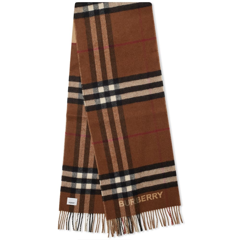 

Шарф в клетку Burberry с разрезами