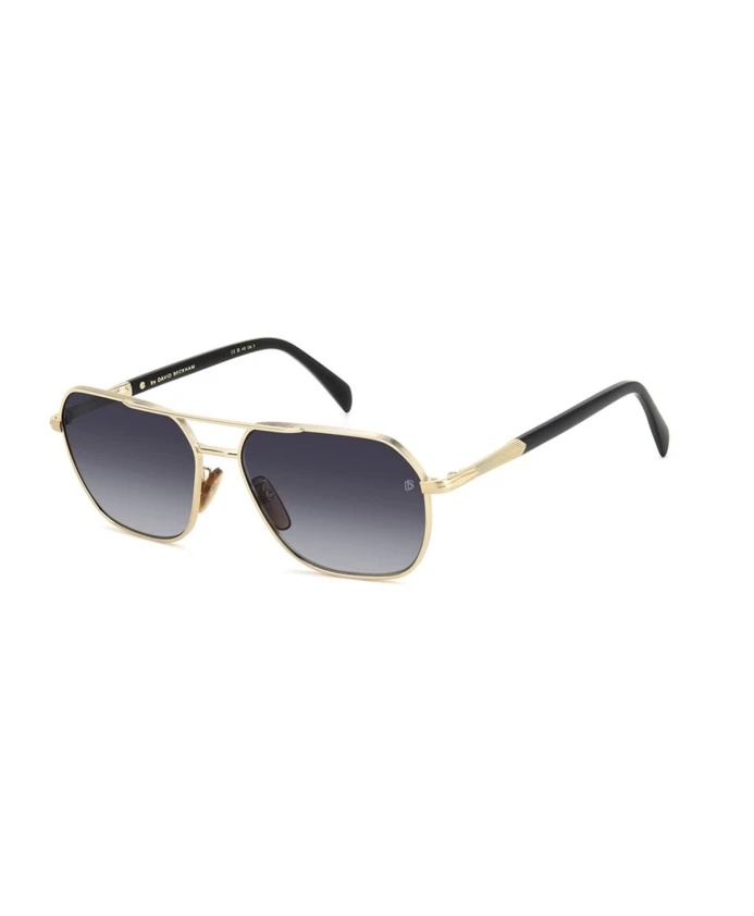 

Черные солнцезащитные очки с серыми линзами Eyewear By David Beckham, желтый