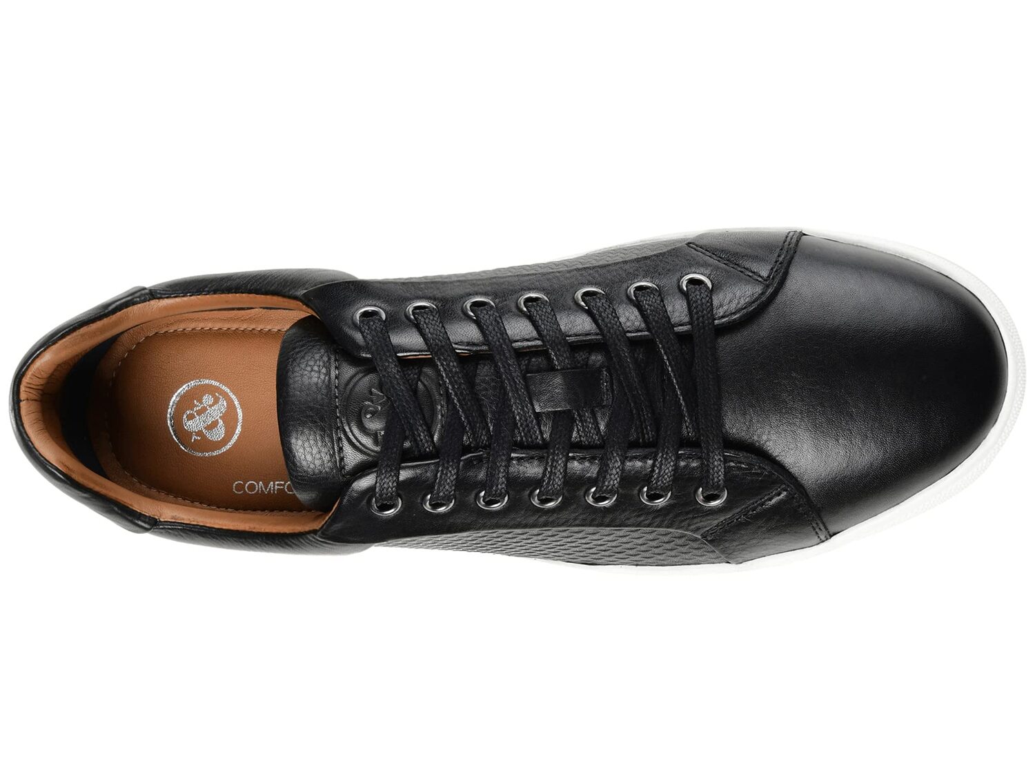 

Кроссовки Thomas & Vine Canton Embossed Leather Sneaker, черный