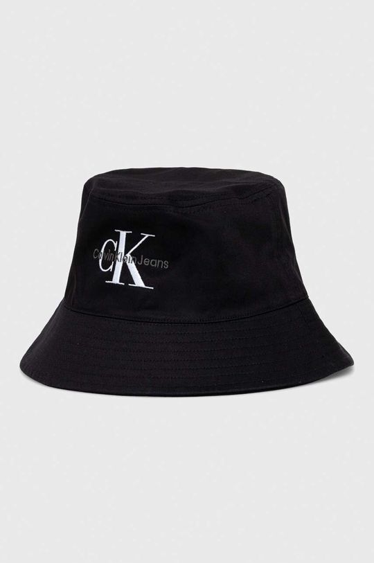 

Хлопчатобумажная шапка Calvin Klein Jeans, черный