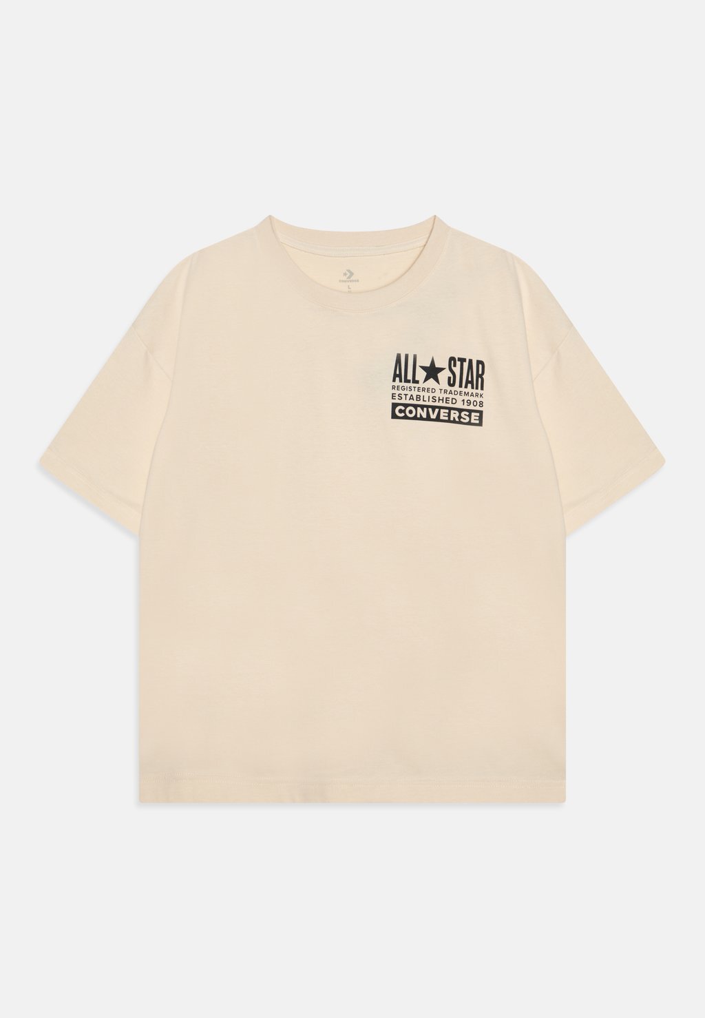 

Футболка с принтом Lifestyle Tee Unisex Converse, цвет natural ivory