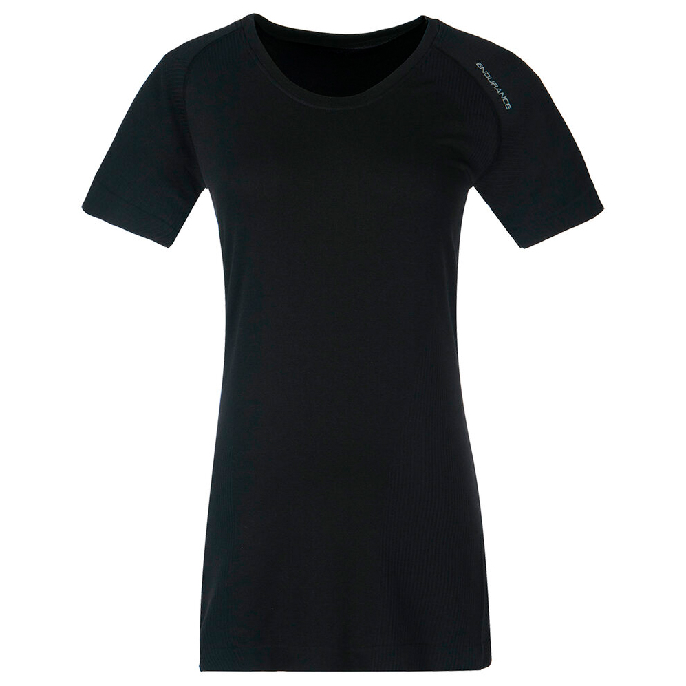Функциональная рубашка Endurance Women's Halen Seamless S/S Tee, цвет Dark Grey Melange