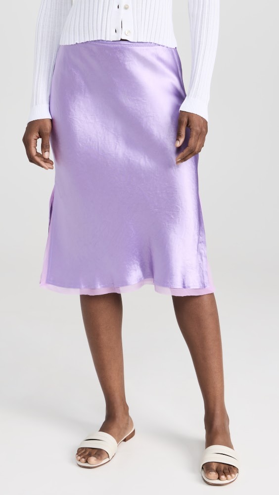 

Юбка Vince Chiffon Trim Slip
