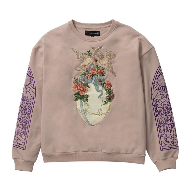 

Толстовка Who Decides War Gift Crewneck, серебряный