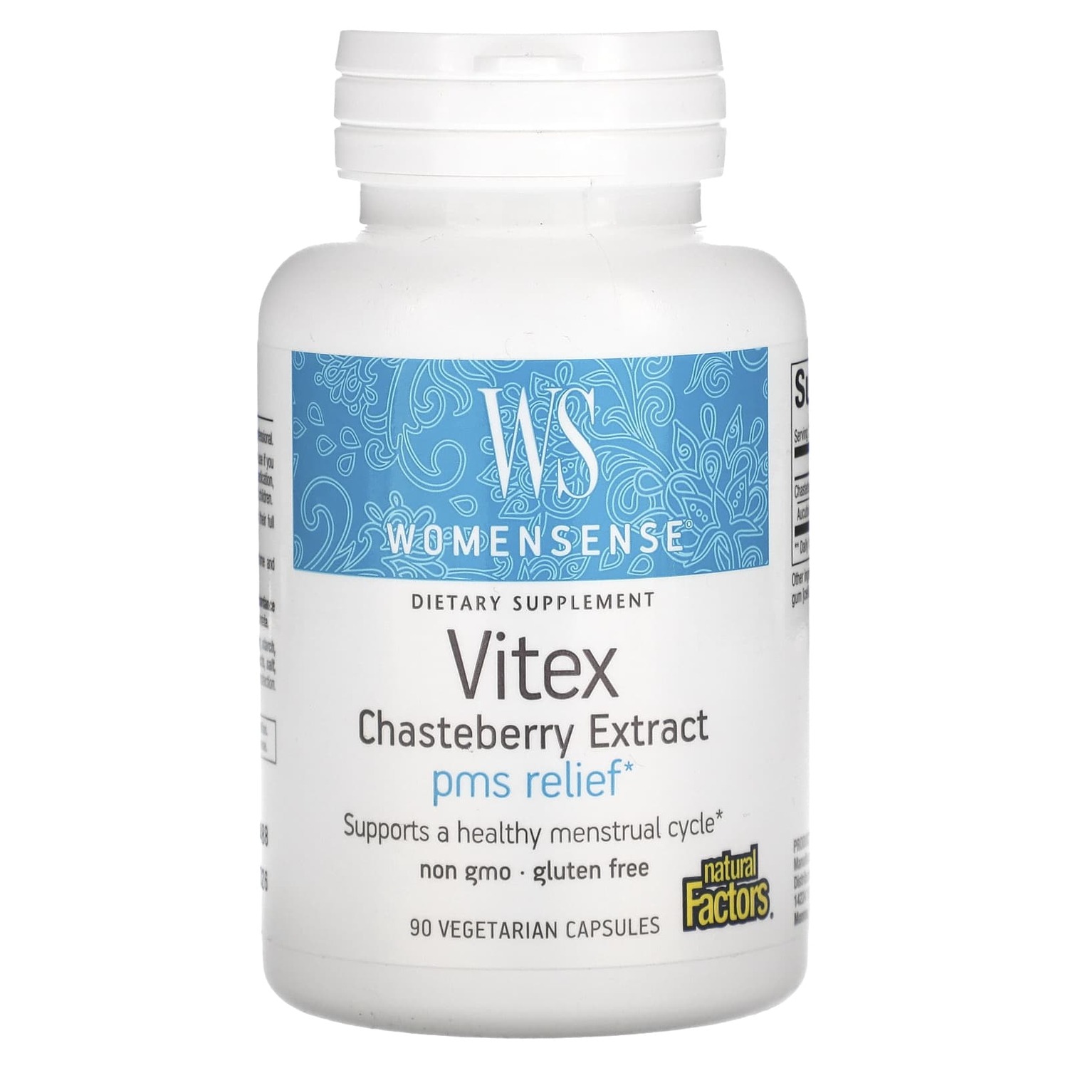 

Womensense, экстракт витекса священного, 90 вегетарианских капсул, Natural Factors