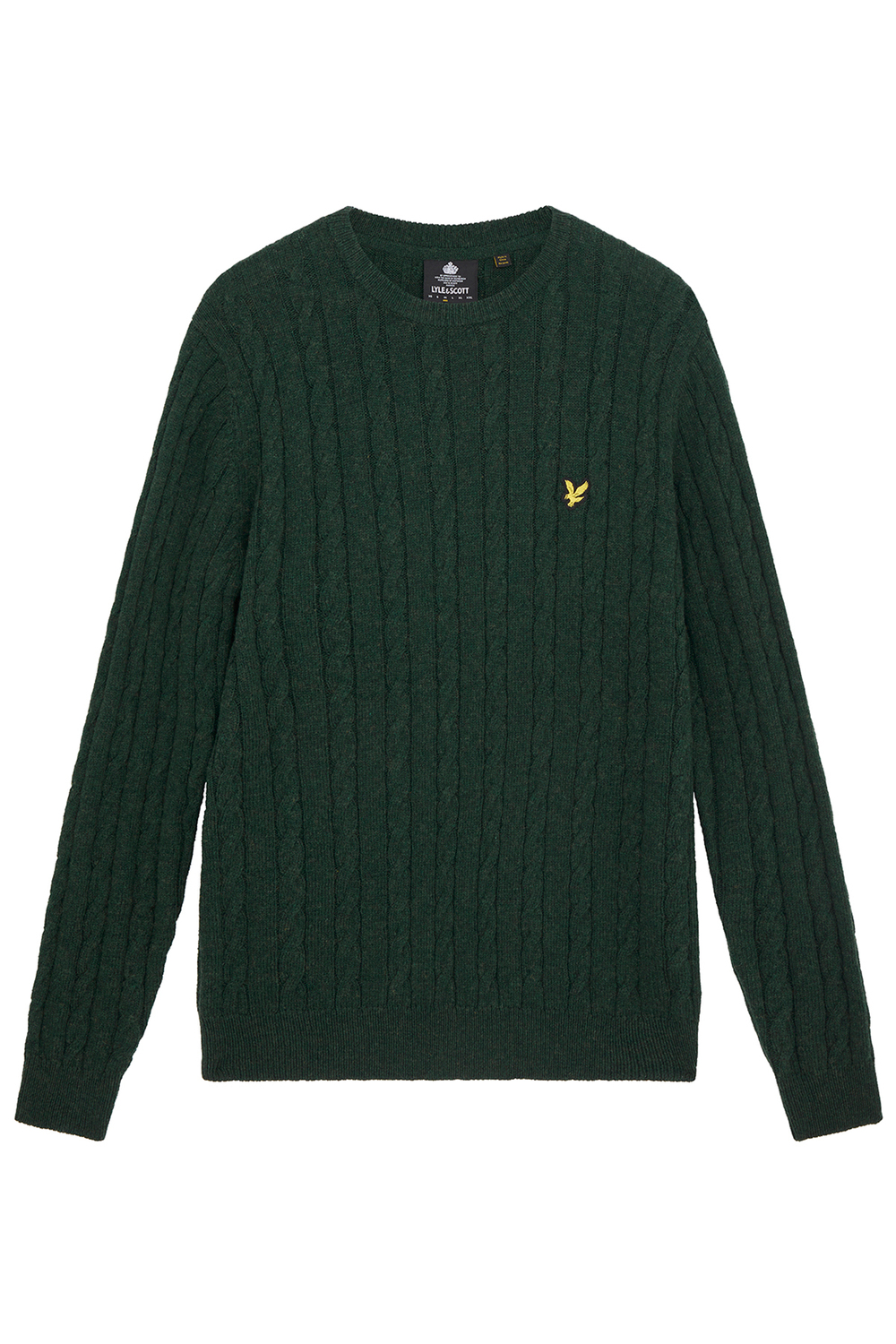 

Пуловер Lyle & Scott Strick, цвет Dunkelgrün meliert