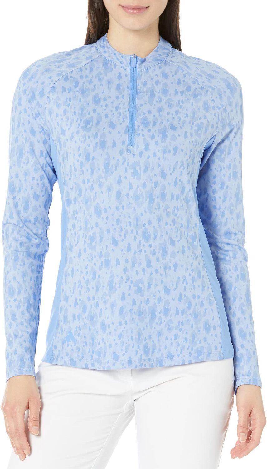 

Ultimate365 Печатный макет для гольфа на молнии 1/4 adidas, цвет Blue Fusion