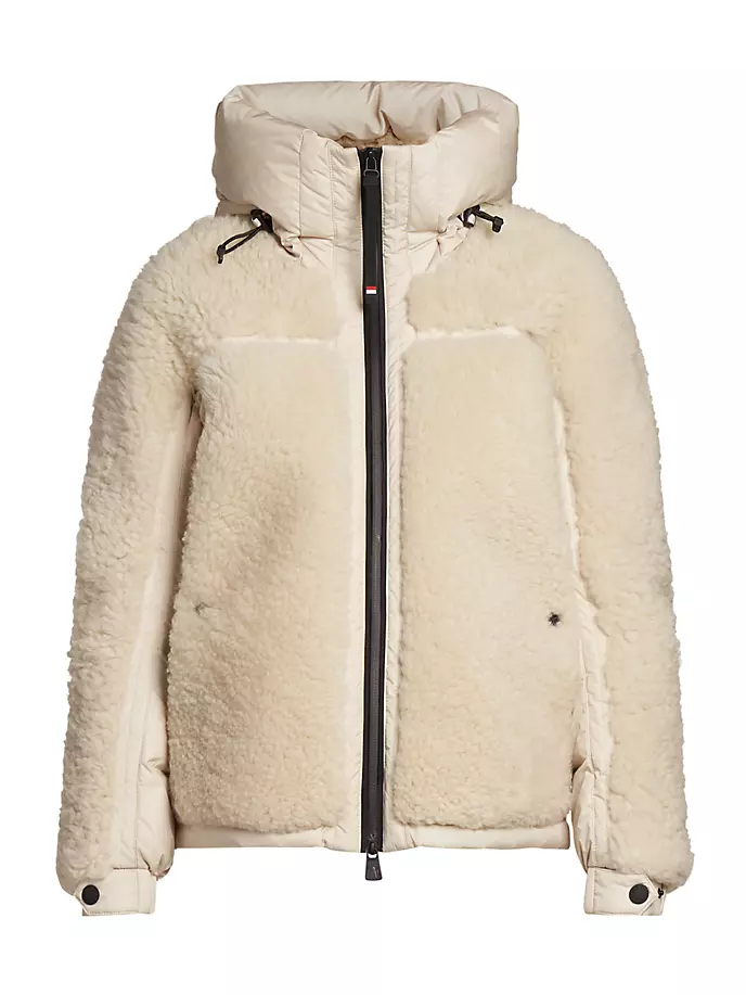 

Пуховик из овчины Epicea Moncler Grenoble, цвет natural