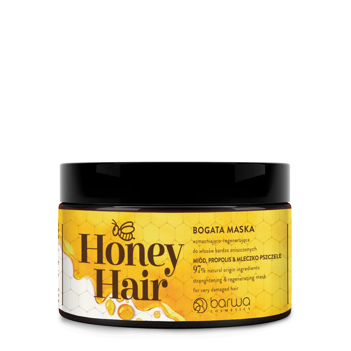 

Укрепляющая и восстанавливающая маска для волос Barwa Honey Hair, 220 мл