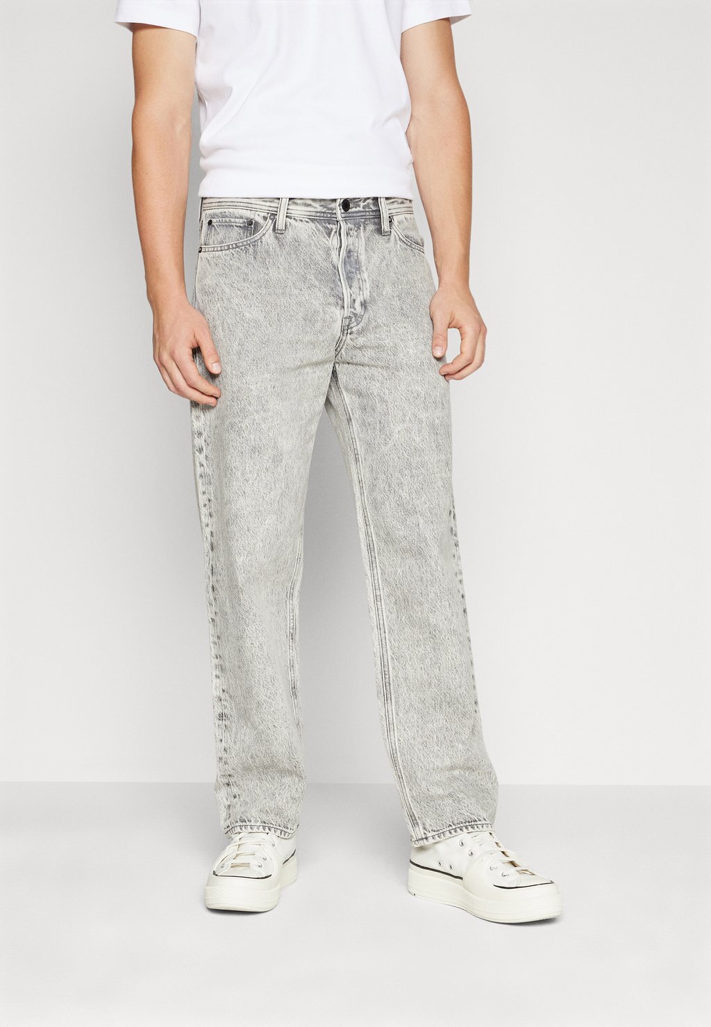 

Джинсы Baggy ЭДДИ Jack & Jones, серый деним