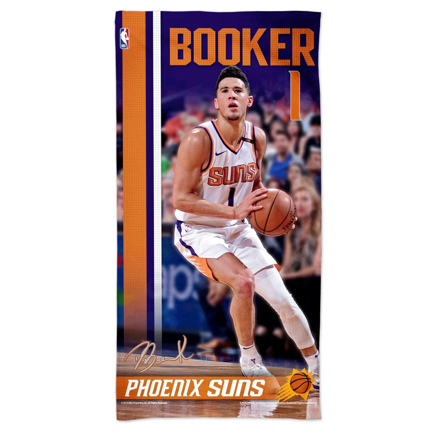 

WinCraft Devin Booker Phoenix Suns Пляжное полотенце Spectra Player 30 x 60 дюймов