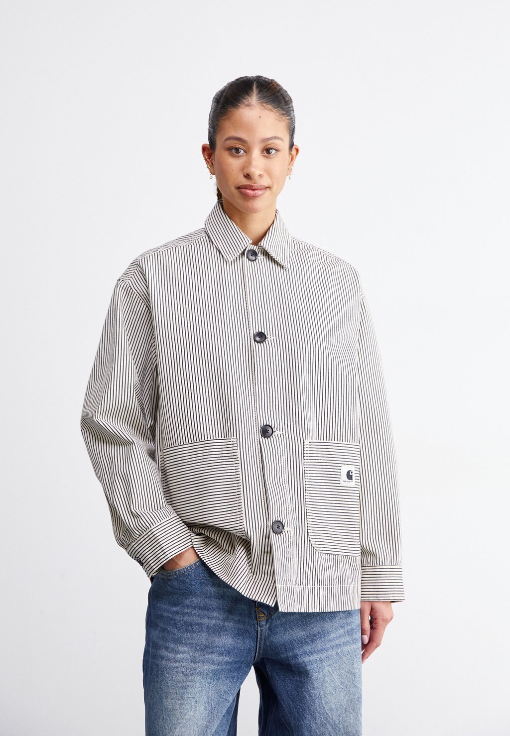 

Легкая куртка Carhartt WIP, цвет white/black