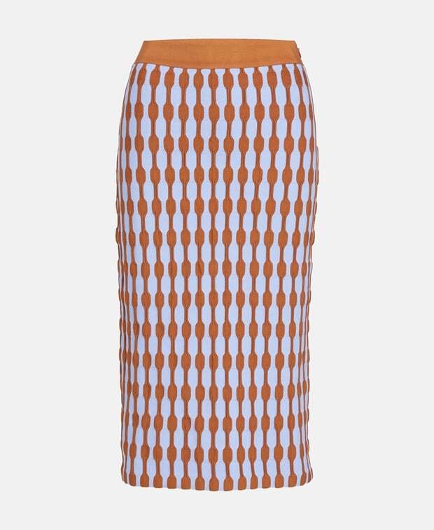 

Юбка карандаш Tory Burch, коньяк